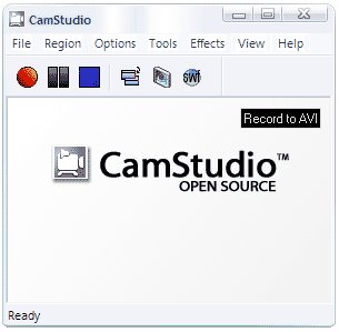 CamStudio 2.5 IT: Una piccola applicazione che permette di catturare audio e video del desktop