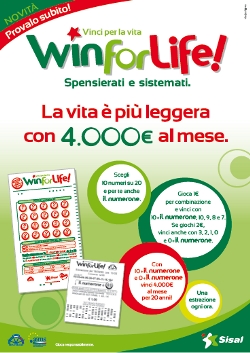 Win for Life: Il nuovo gioco che contaggia anche il web